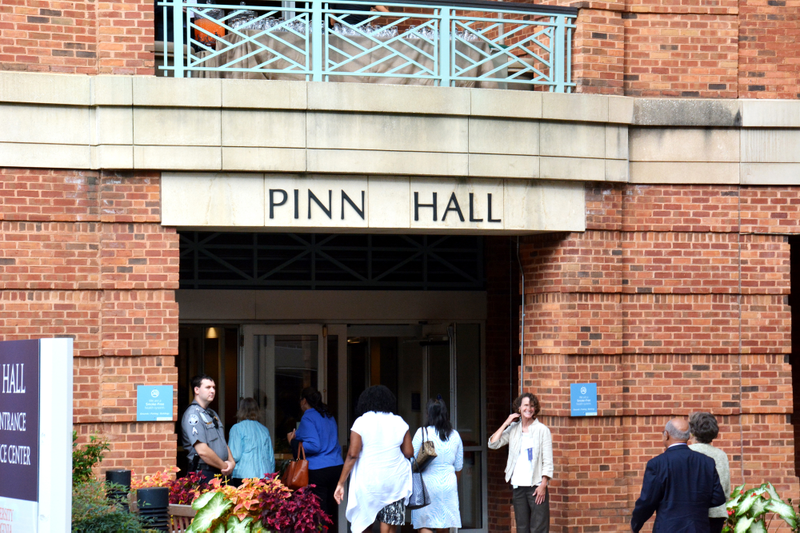 On Sept. 13, 2017, the University of Virginia renamed the medical education and research building formerly known as Jordan Hall as Pinn Hall, after renowned black physician Vivian W. Pinn. (Welford Jones)